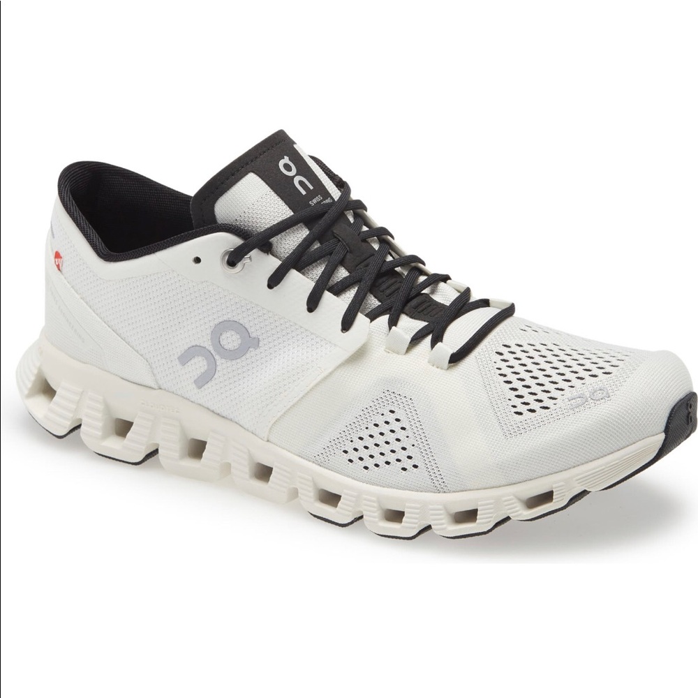 On Running Cloud X White Running Sneaker Shoes 10 Gem